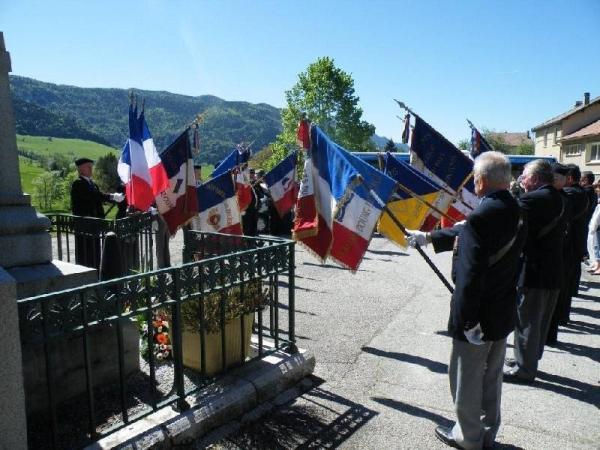 Inauguration plaque Saint Martin en Vercors
