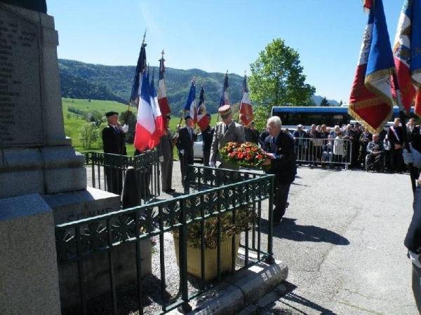 Inauguration plaque Saint Martin en Vercors