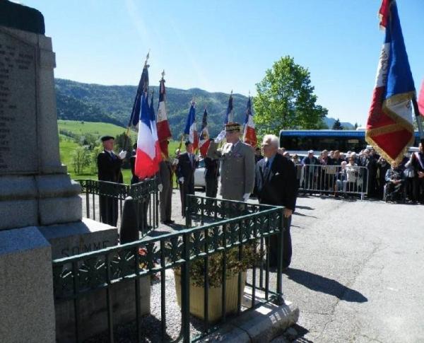Inauguration plaque Saint Martin en Vercors