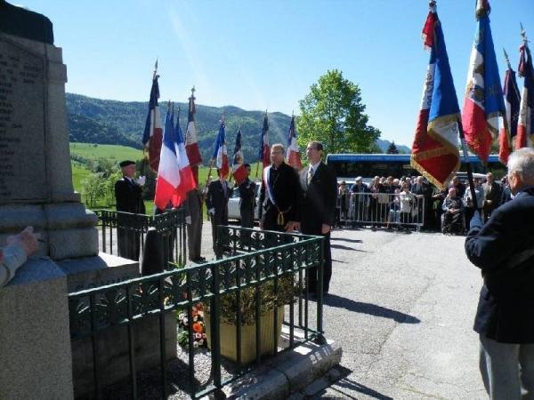 Inauguration plaque Saint Martin en Vercors